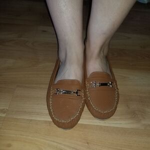Women's loafers brown wells Comfort